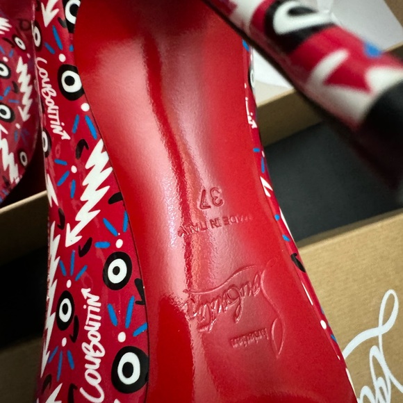 Red Christian Louboutin heels - Picture 9 of 13